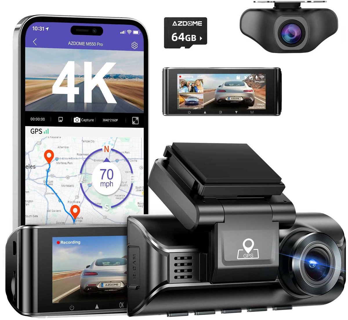 AZDome M770 Pro - beste dashcam 2026