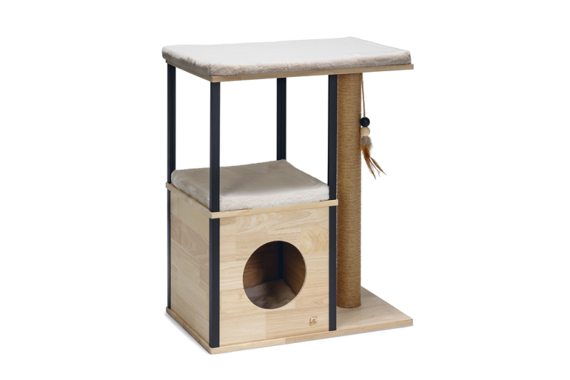 Designed by Lotte Krabpaal Nala Hout Bruin - beste krabpaal 2026