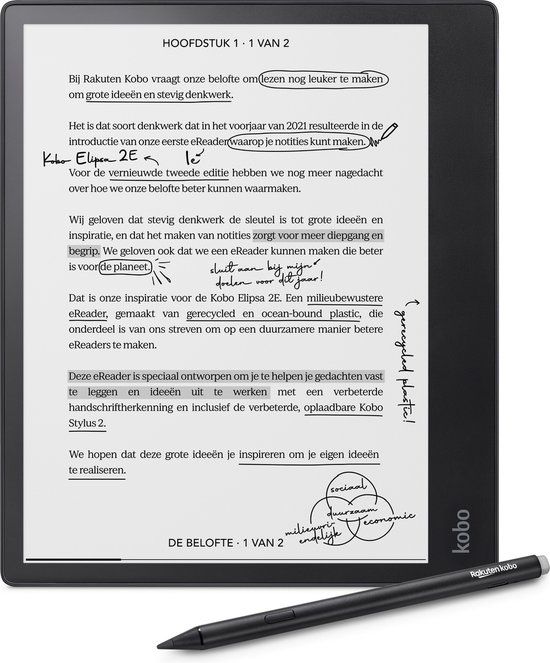 Kobo Elipsa 2E - beste e-reader 2026