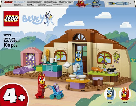 LEGO Bluey School met Rusty en Bluey 11221 - beste sinterklaascadeaus 2026