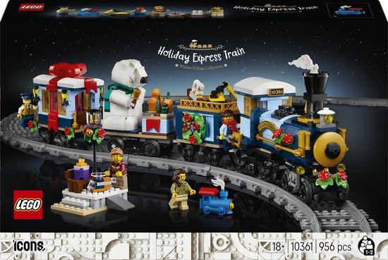 LEGO Icons Feestelijke Kersttrein 10361 - beste kerstdecoratie 2026