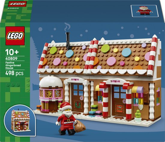 LEGO Winters Peperkoekhuisje 40809 - beste kerstdecoratie 2026