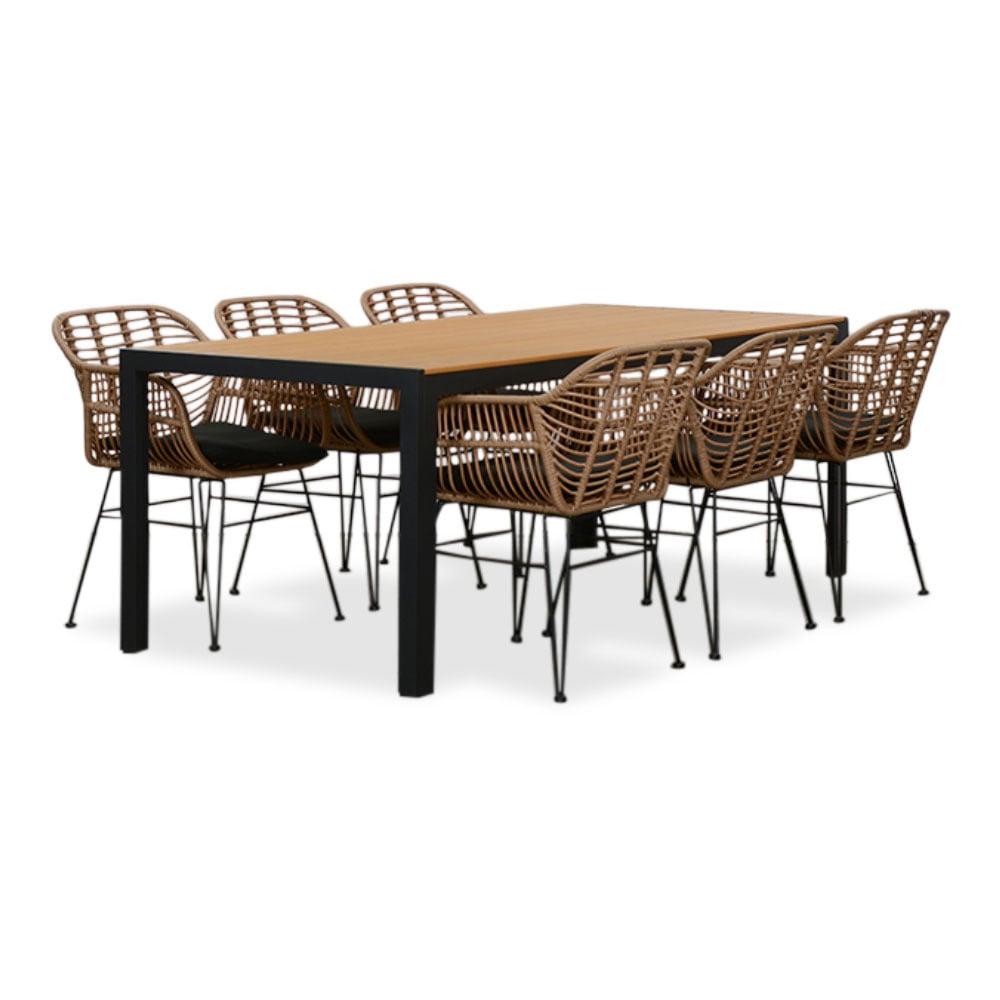 Manchester Natural/Lola Dining Tuinset