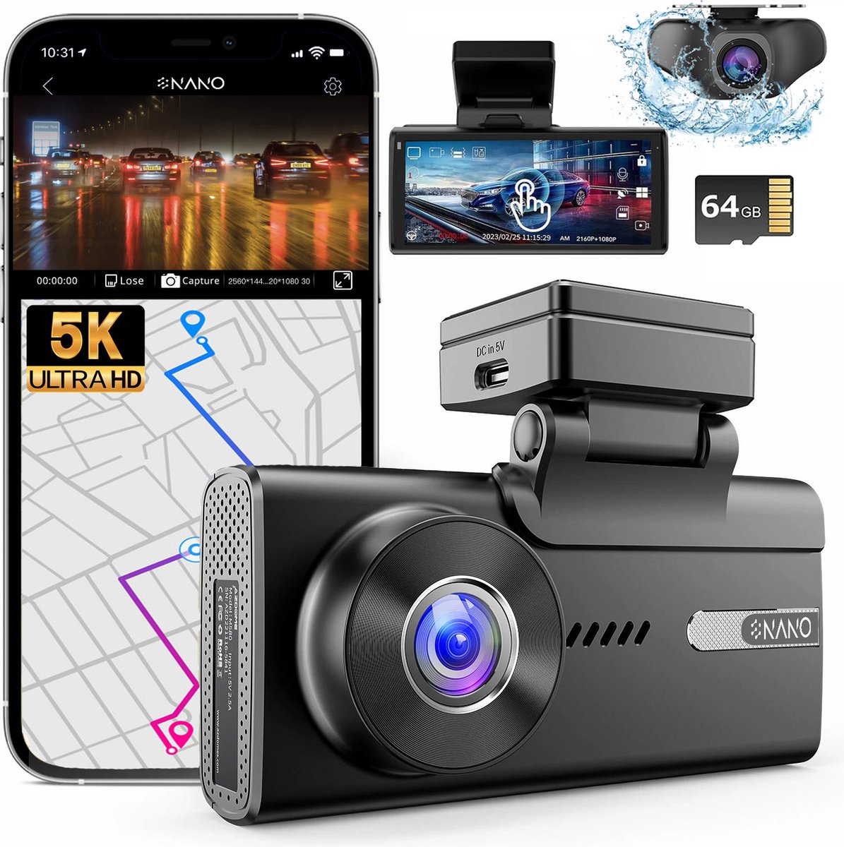Nanocam M93 Pro - beste dashcam 2026
