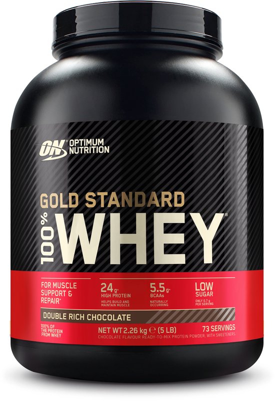 Optimum Nutrition Gold Standard 100% Whey 908 g - beste eiwitshake 2026