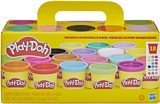 Play-Doh Fantaseer Maar Raak 18 potjes - beste knutselsets kinderen 2026