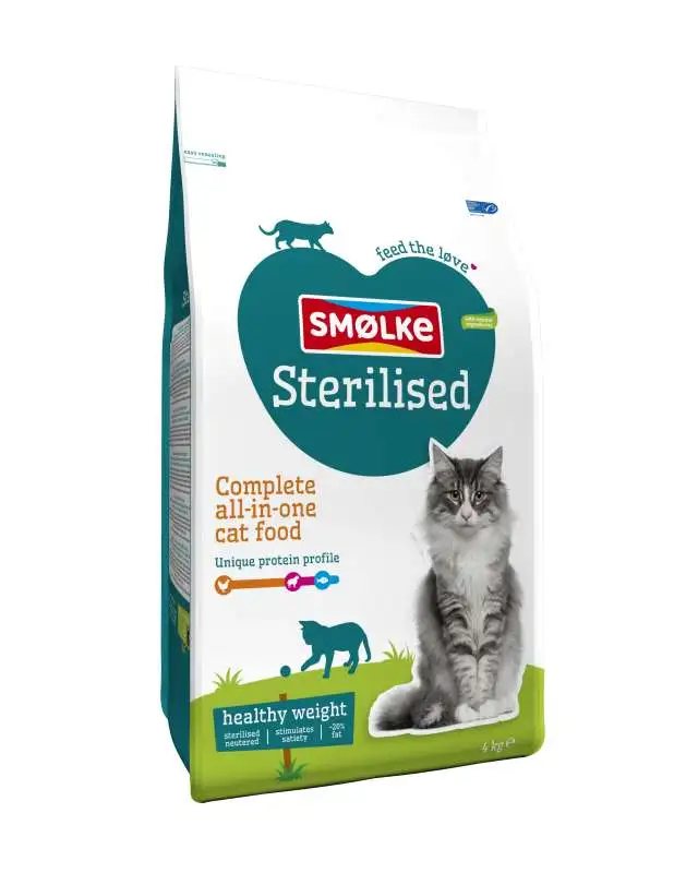 Smolke Sterilised 4 kg - beste kattenvoer 2026
