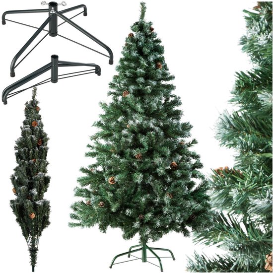tectake Kunstkerstboom 180 cm 705 takken - beste kerstdecoratie 2026