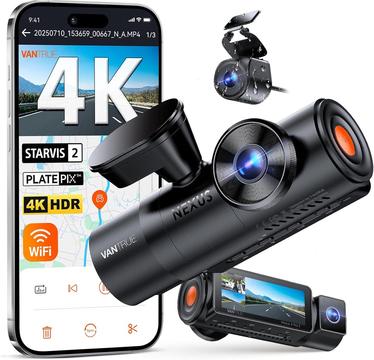 Vantrue N4 Pro S - beste dashcam 2026