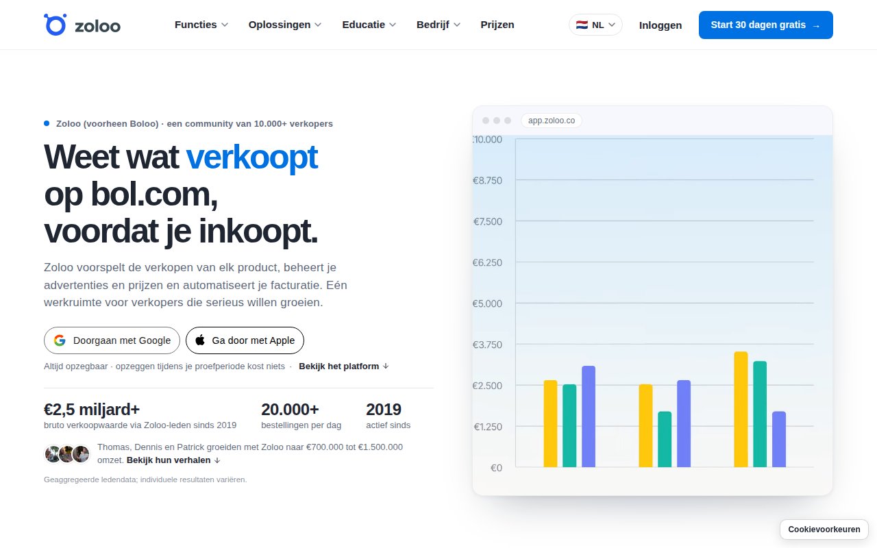 Zoloo (voorheen Boloo) - bol.com verkoper tool